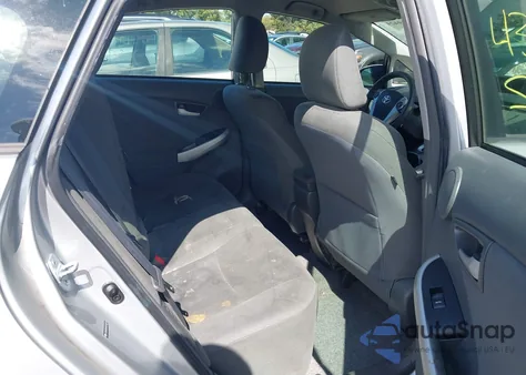 2011 Toyota Prius Three из США, поврежденный, VIN JTDKN3DU4B5314071